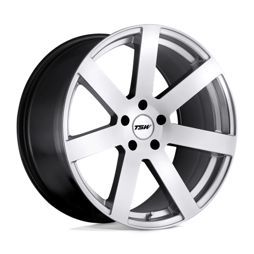 TSW BARDO Alloy Wheel 18x9.5 ET20 5x120 Hyper Silver 76.1mm CB