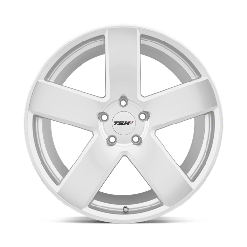 TSW BRISTOL Alloy Wheel 19x8.5 ET15 5x120 Silver With Mirror Cut Face 76.1mm CB