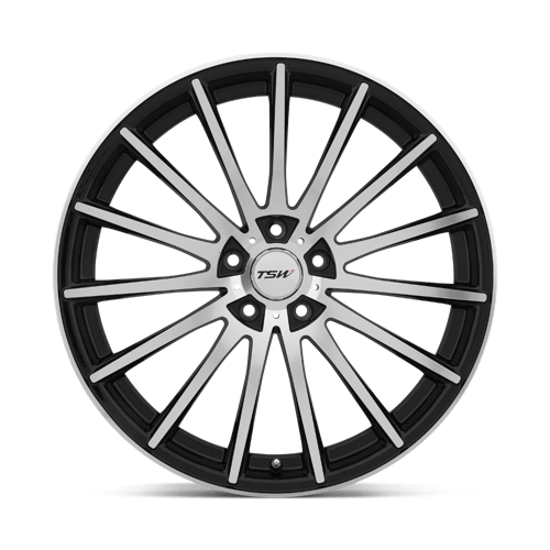 TSW CHICANE Alloy Wheel 19x9.5 ET35 5x112 Gloss Black With Mirror Cut Face 72.1mm CB