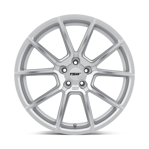 TSW CHRONO Alloy Wheel 21x10 ET41 5x112 Silver With Mirror Cut Face 66.56mm CB