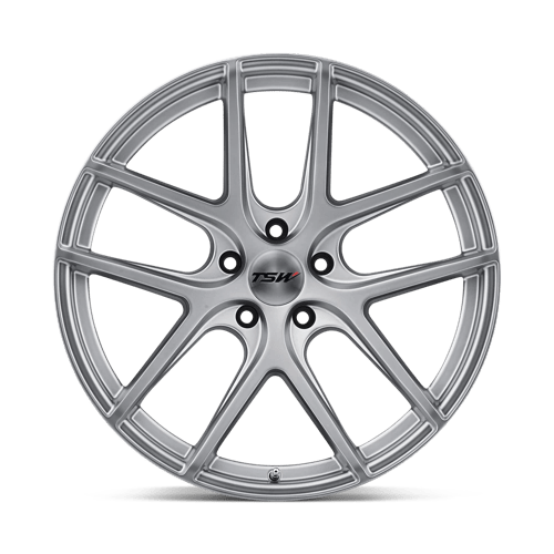 TSW GENEVA Alloy Wheel 19x9 ET15 5x120 Matt Titanium Silver 76.1mm CB