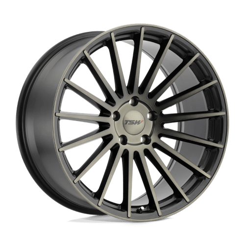 TSW LUCO Alloy Wheel 18x8.5 ET20 5x114 Matt Black With Machined Dark Face 76.1mm CB