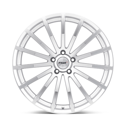 TSW MALLORY Alloy Wheel 19x9.5 ET45 5x120 Silver With Mirror Cut Face 76.1mm CB