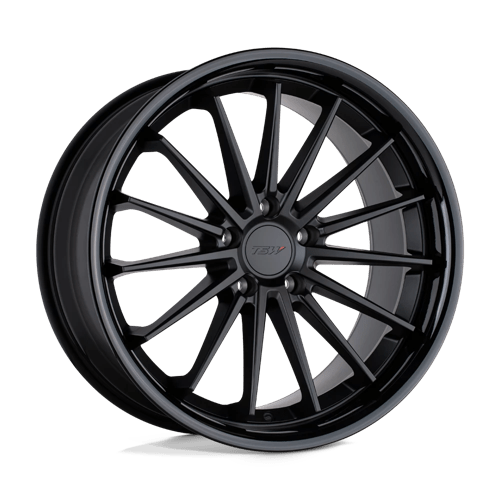 TSW MARINA Alloy Wheel 18x9.5 ET40 5x120 Matt Black With Gloss Black Lip 76.1mm CB