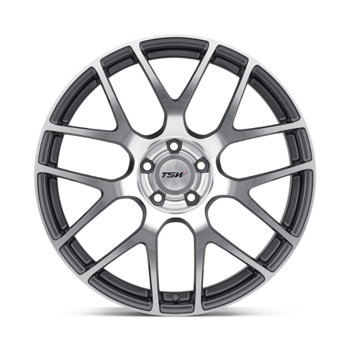 TSW NURBURGRING Alloy Wheel 18x10.5 ET27 5x114 Gunmetal With Mirror Cut Face 76.1mm CB