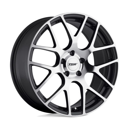 TSW NURBURGRING Alloy Wheel 22x10.5 ET56 5x130 Gunmetal With Mirror Cut Face 71.5mm CB
