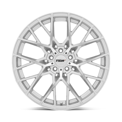 TSW SEBRING Alloy Wheel 20x10 ET25 5x112 Silver With  Mirror Cut Face 72.1mm CB