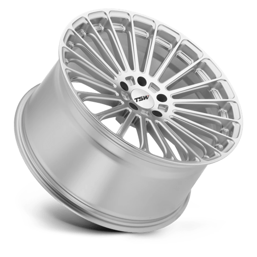 TSW TURBINA Alloy Wheel 17x8 ET32 5x112 Titanium Silver Mirror Cut Face 72.1mm CB