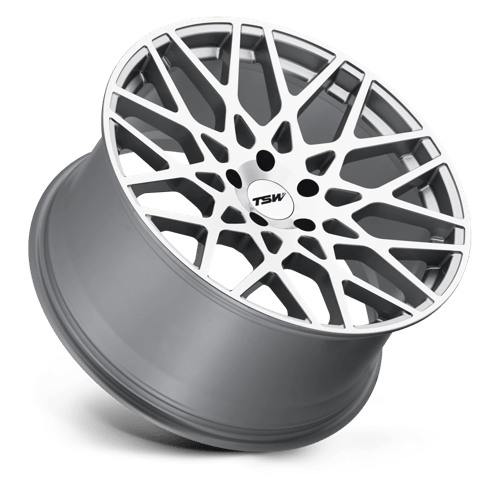 TSW VALE Alloy Wheel 17x8 ET40 5x108 Silver With Mirror Cut Face 72.1mm CB