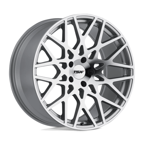 TSW VALE Alloy Wheel 18x9.5 ET20 5x120 Silver With Mirror Cut Face 76.1mm CB