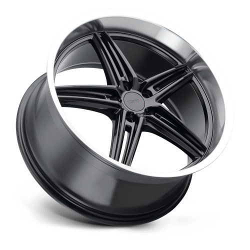 TSW VARIANTE Alloy Wheel 20x10 ET40 5x120 Gloss Black With Machined Lip 76.1mm CB
