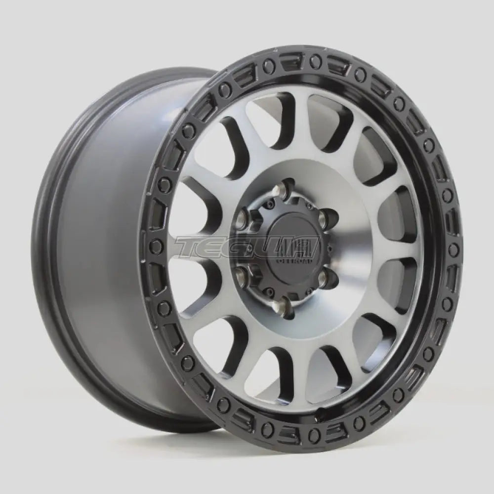 Alpha Offroad Brawler Alloy Wheel 17x9 ET40 6x139 Satin Black Machined Face 106.1mm CB