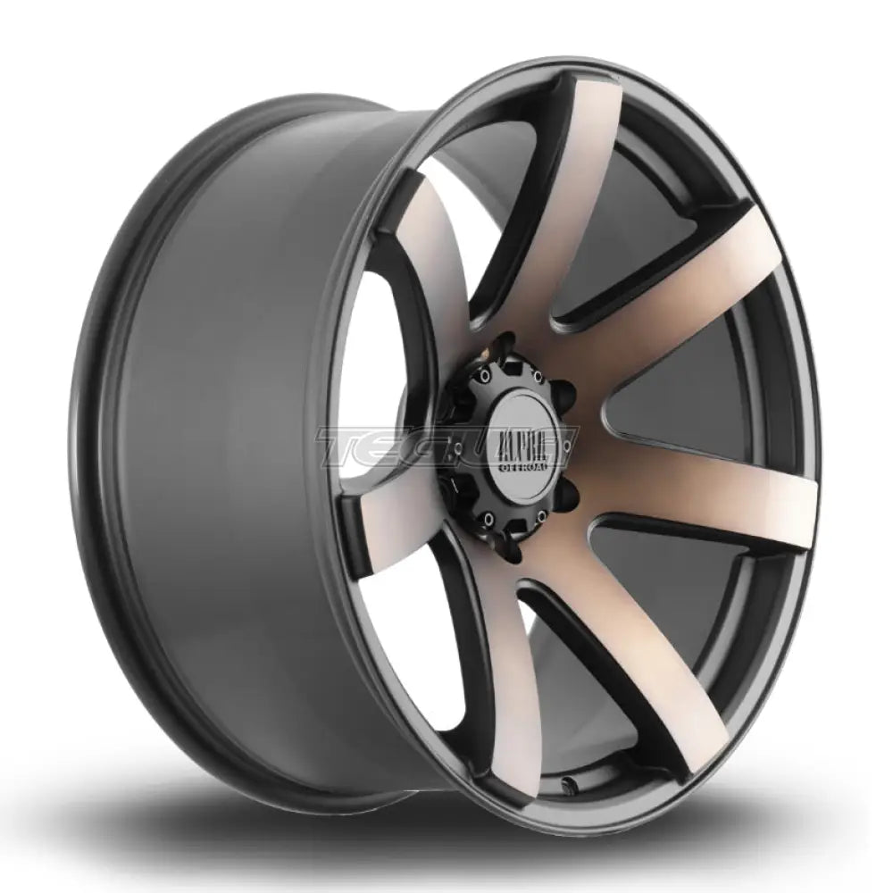 Alpha Offroad Gauntlet Alloy Wheel 20x9 ET30 6x139 Satin Black Bronze Spokes 106.1mm CB