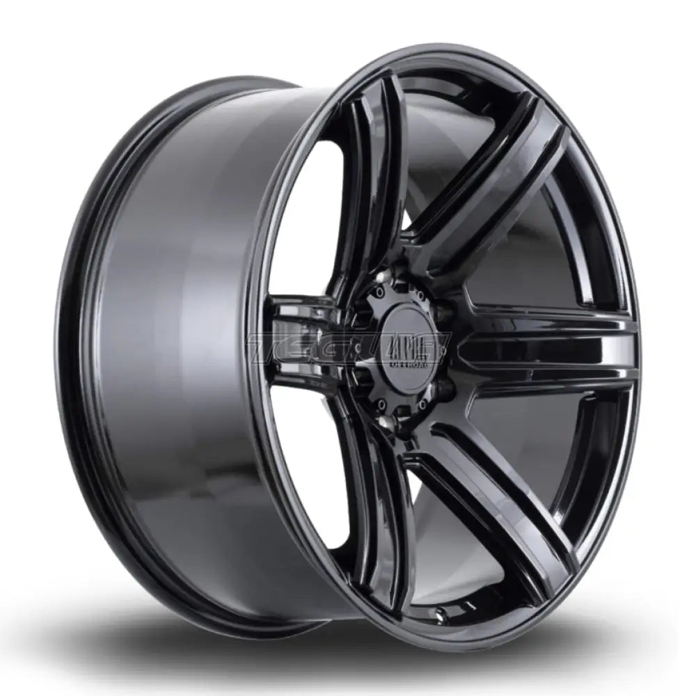 Alpha Offroad Surge Alloy Wheel 20x9 ET10 6x139 Black 106.1mm CB