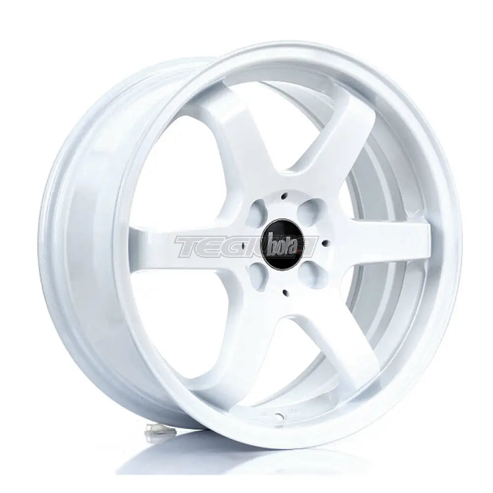 BOLA B1 Alloy Wheel 17x7.5 4x100 ET40 To 45 72.6mm CB White
