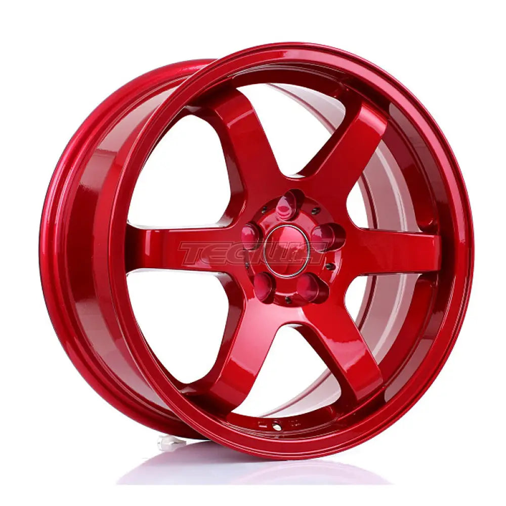 BOLA B1 Alloy Wheel 17x7.5 4x98 ET40 To 45 73.1mm CB Candy Red