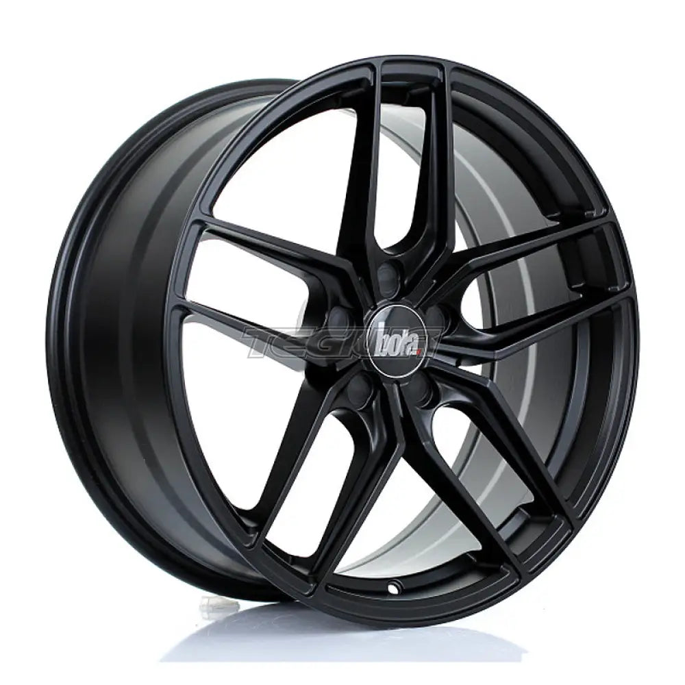 BOLA B11 Alloy Wheel 19x8.5 5x100 ET25 To 52 72.6mm CB Matt Black