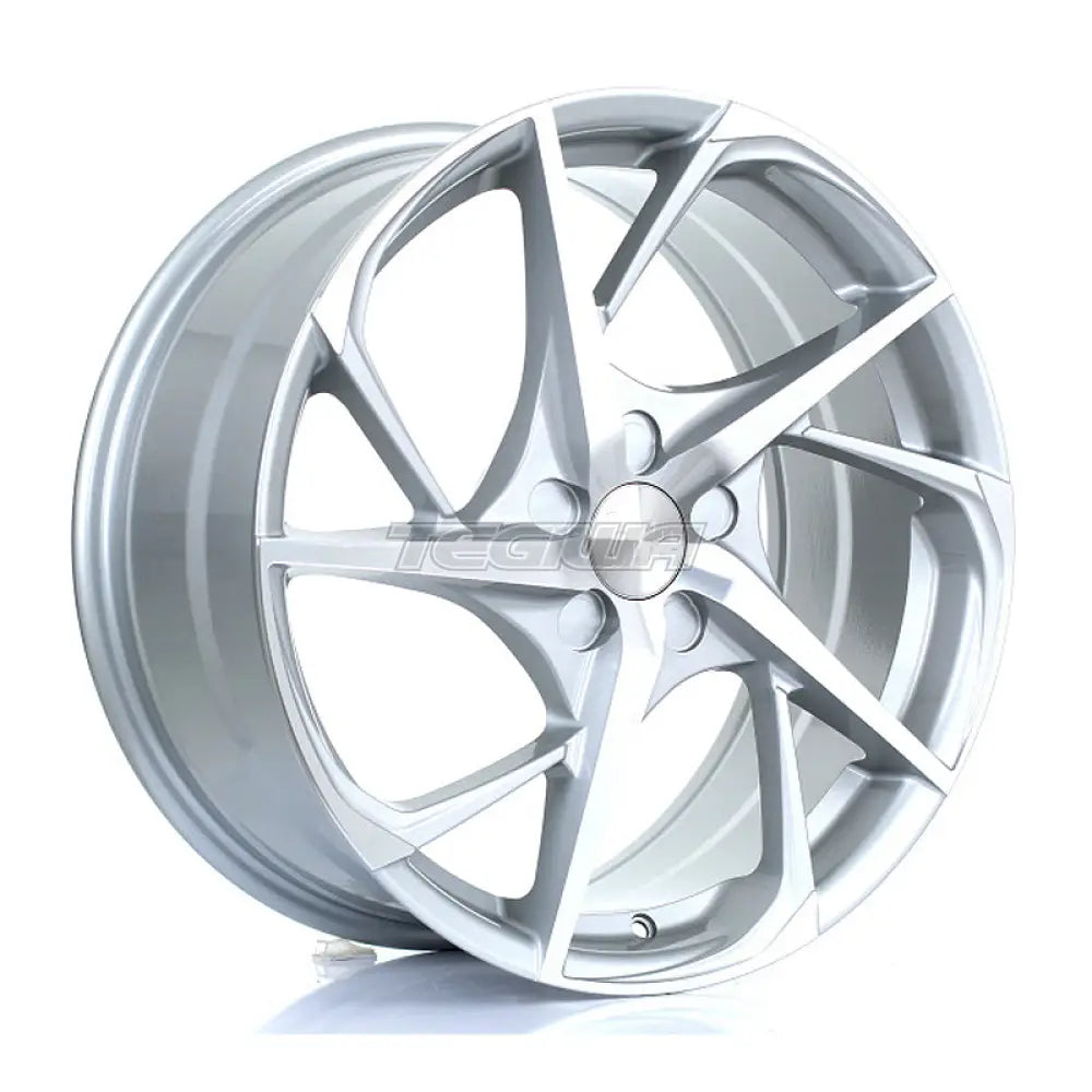 BOLA B18 Alloy Wheel 19x8.5 5x118 ET25 To 45 72.6mm CB Silver Polished Face