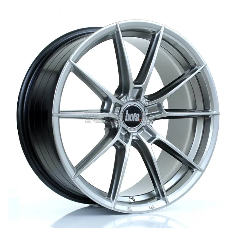 BOLA B19 Alloy Wheel 18x8 5x114 ET35 To 45 72.6mm CB Hyper Black