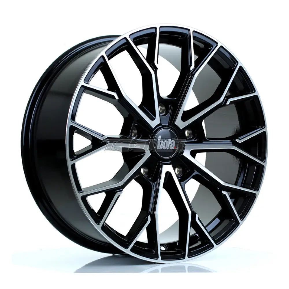 BOLA B24 Alloy Wheel 20x8.5 5x160 ET50 65.1mm CB Gloss Black Polished Face