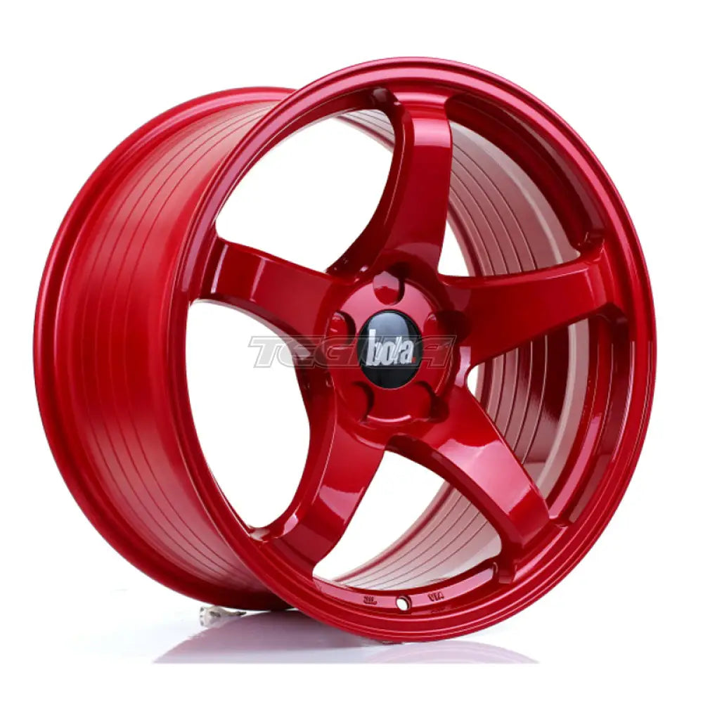 BOLA B2R Alloy Wheel 18x9.5 5x127 ET30 To 45 72.6mm CB Candy Red
