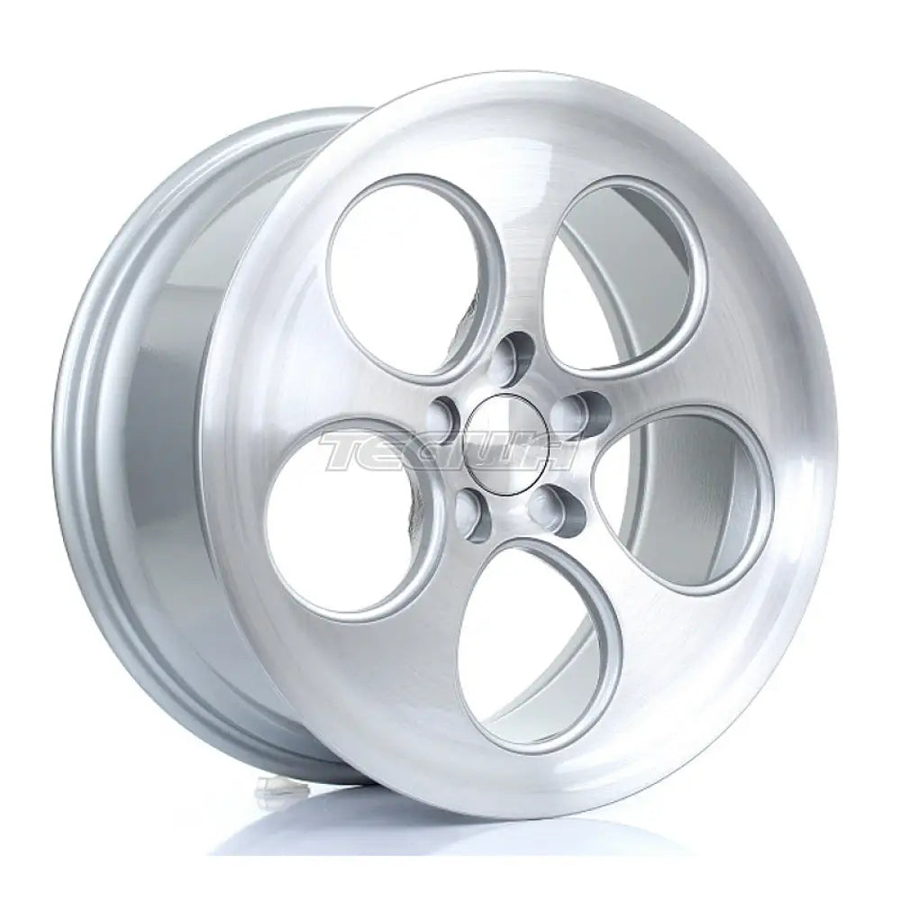 BOLA B5 Alloy Wheel 18x8.5 5x128 ET40 To 45 72.6mm CB Silver Brushed Polished Face