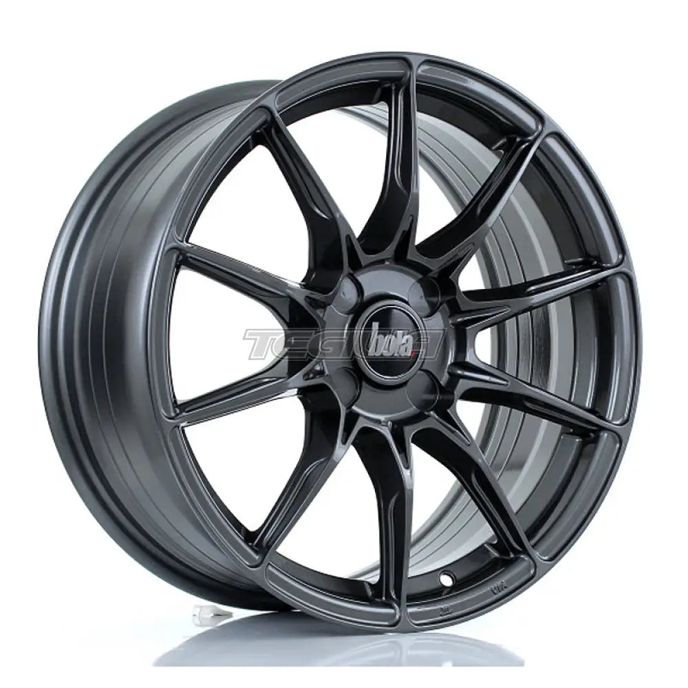 BOLA FLB Alloy Wheel 17x8 5x118 ET35 To 45 72.6mm CB Gloss Gunmetal