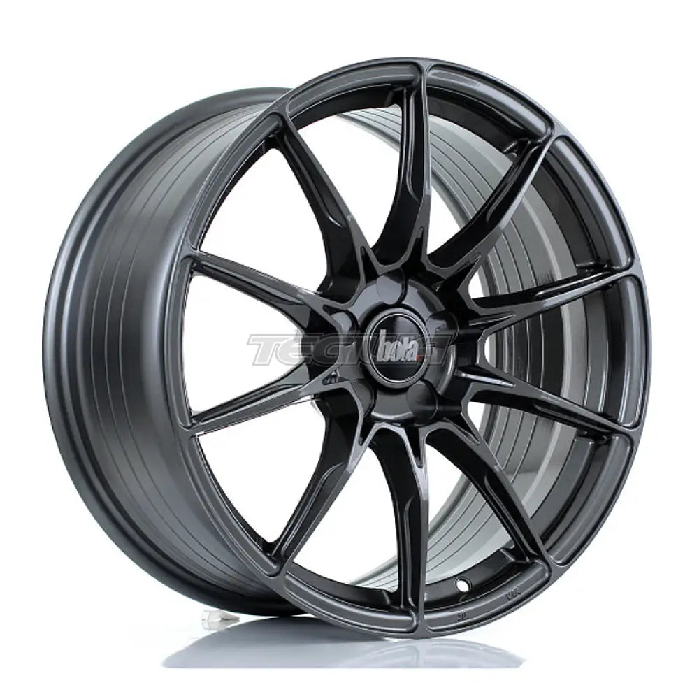 BOLA FLB Alloy Wheel 18x8.5 5x100 ET25 To 45 72.6mm CB Gloss Gunmetal