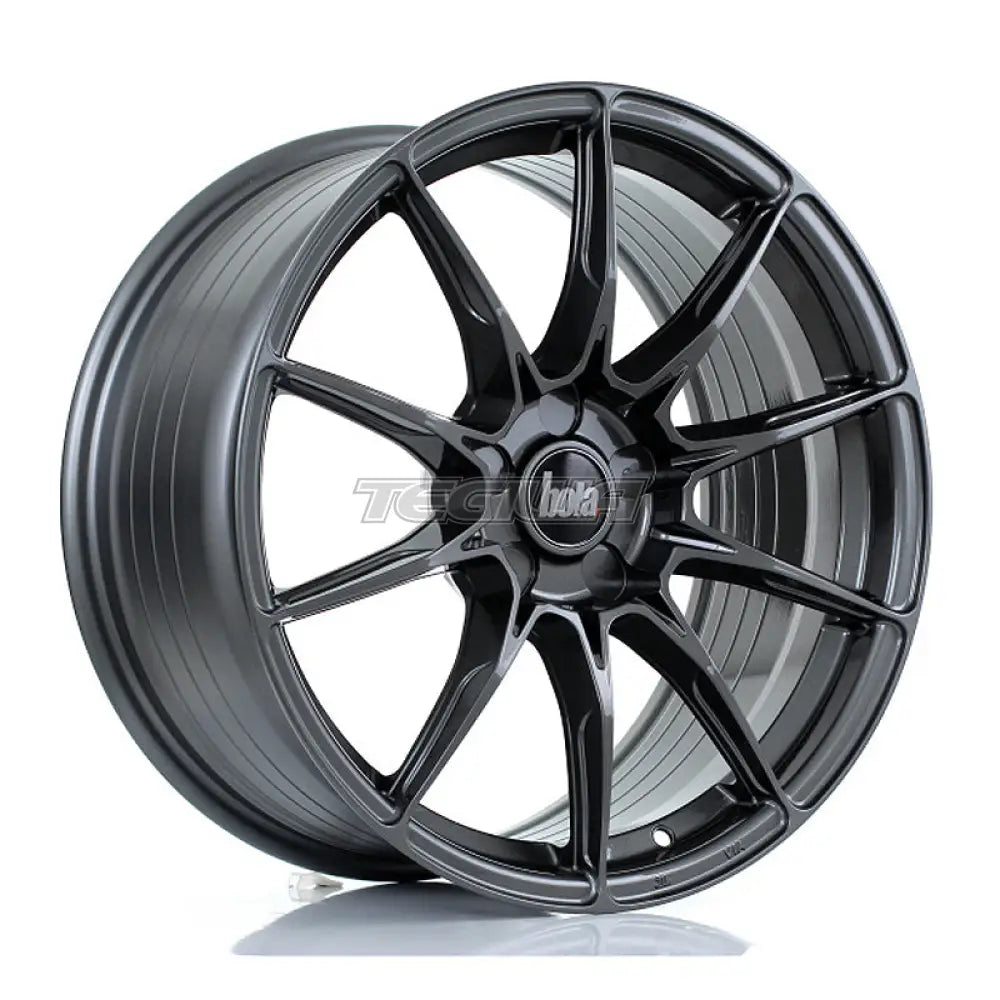 BOLA FLB Alloy Wheel 18x8.5 5x115 ET25 To 45 72.6mm CB Gloss Gunmetal
