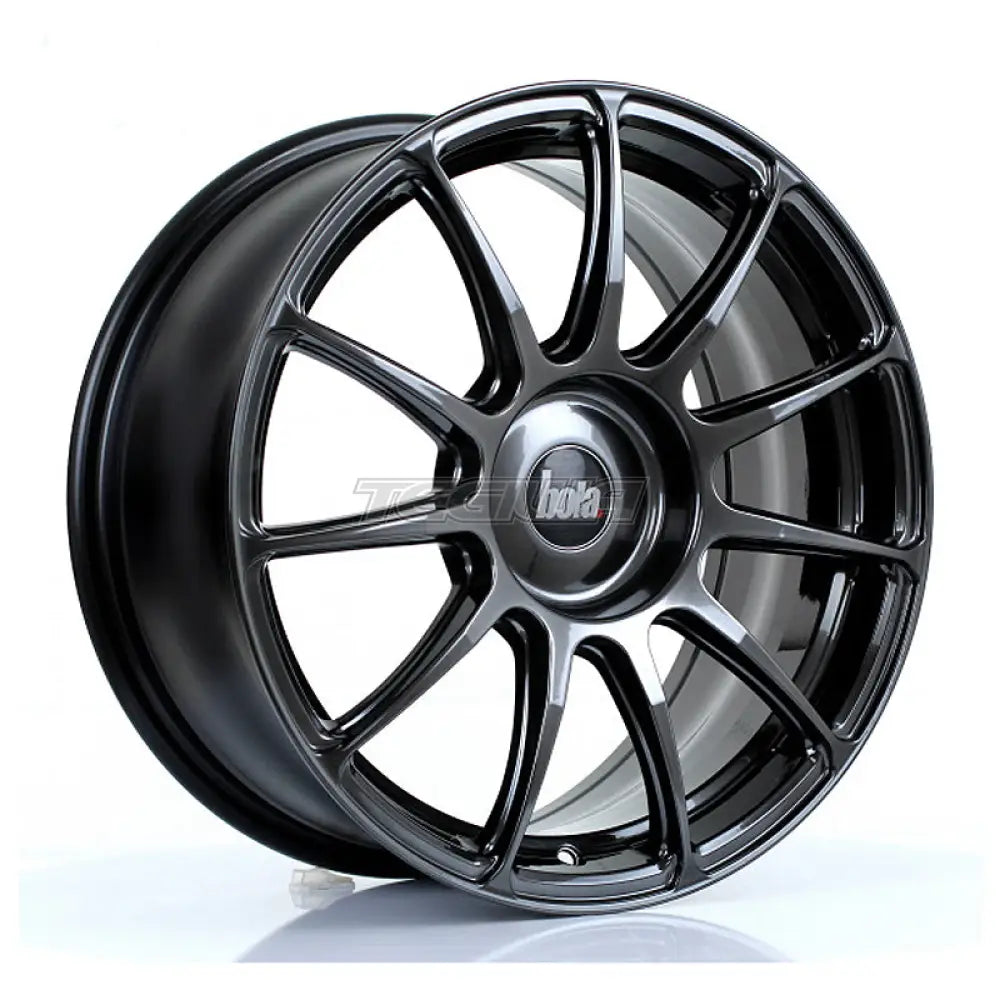 BOLA VST Alloy Wheel 17x7.5 5x112 ET40 To 45 72.6mm CB Hyper Black