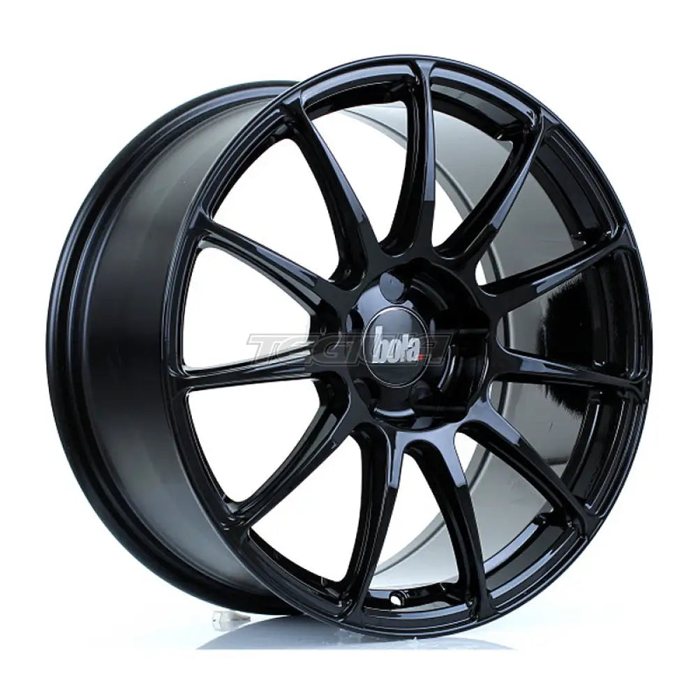 BOLA VST Alloy Wheel 18x8 5x100 ET40 To 45 72.6mm CB Gloss Black