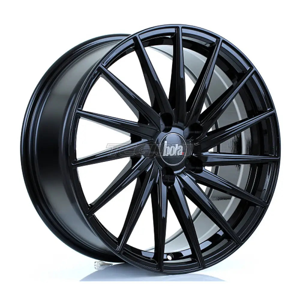 BOLA ZFR Alloy Wheel 19x8.5 5x128 ET25 To 45 72.6mm CB Gloss Black