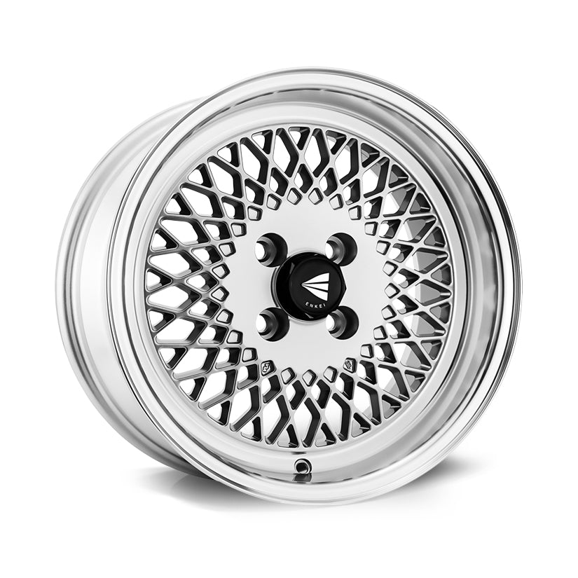 Enkei ENKEI92 Alloy Wheel 15x8 ET25 4x100 Silver Paint 72.6mm CB - CLEARANCE