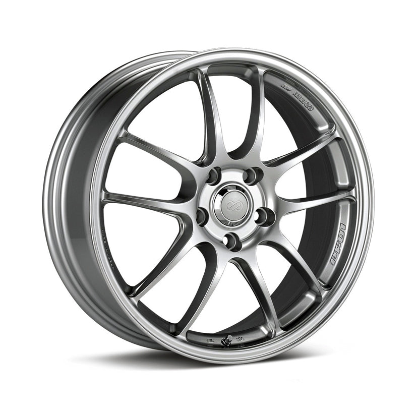 Enkei PF01 Alloy Wheel 17x7.5 ET38 5x114.3 Silver Paint 75mm CB - CLEARANCE