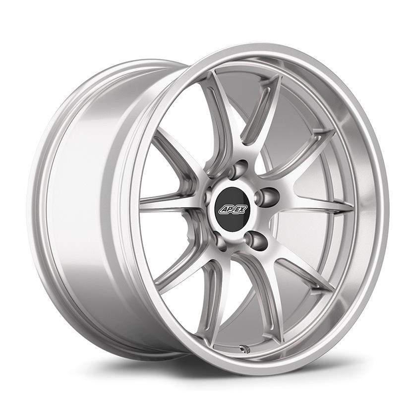 Apex FL-5 Alloy Wheel 18x10.5 ET22 5x120mm Race Silver 72.56mm CB