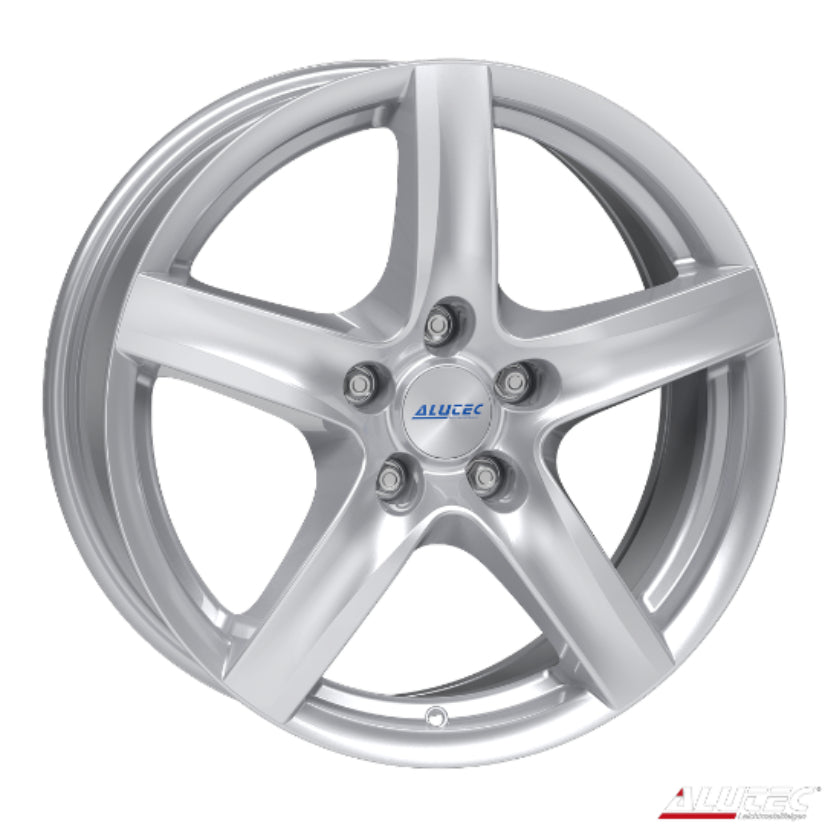 ALUTEC Grip T Alloy Wheel 16x6.5 ET50 5x112 Polar Sillver 66.5mm CB