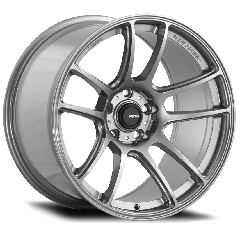 Konig Heliogram Alloy Wheel 18x10.5 ET18 5x114.3 Titanium Metallic 73.1mm CB