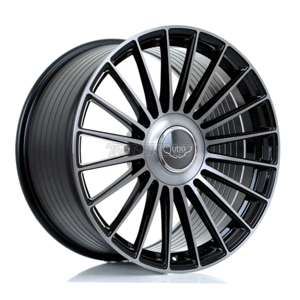 JUDD JSF8 Alloy Wheel 20x10.5 ET15 TO 50 5x100 Gloss Black Titanium Brushed 72.6mm CB