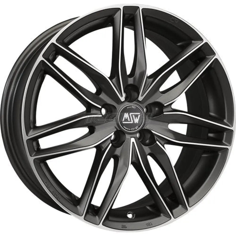 MSW Avantgarde 24 Alloy Wheel 15x6.5 ET35 5x100 Matt Gunmetal Full Polished - CLEARANCE