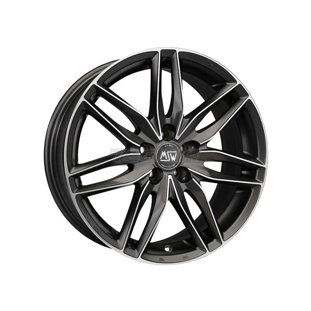 MSW Avantgarde 24 Alloy Wheel 15x6.5 ET42 4x108 Matt Gunmetal Full Polished 63.4mm CB