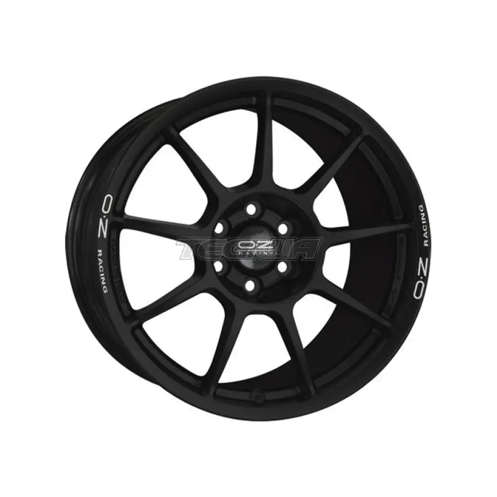 OZ I-Tech Challenge HLT Alloy Wheel 18x12 ET63 5x130 Matt Black White Lettering 71.5mm CB