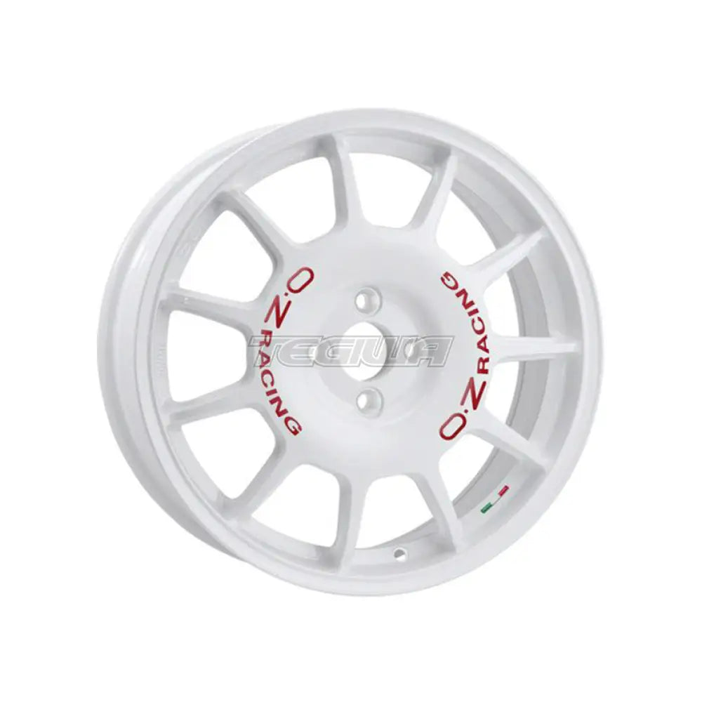 OZ Sport Leggenda Alloy Wheel 17x7 ET42 4x100 Race White Red Lettering 68mm CB