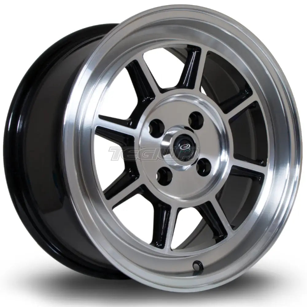 Rota BM8 Alloy Wheel 15x7 ET35 4x100 Gloss Black Polished Face 67.1mm CB