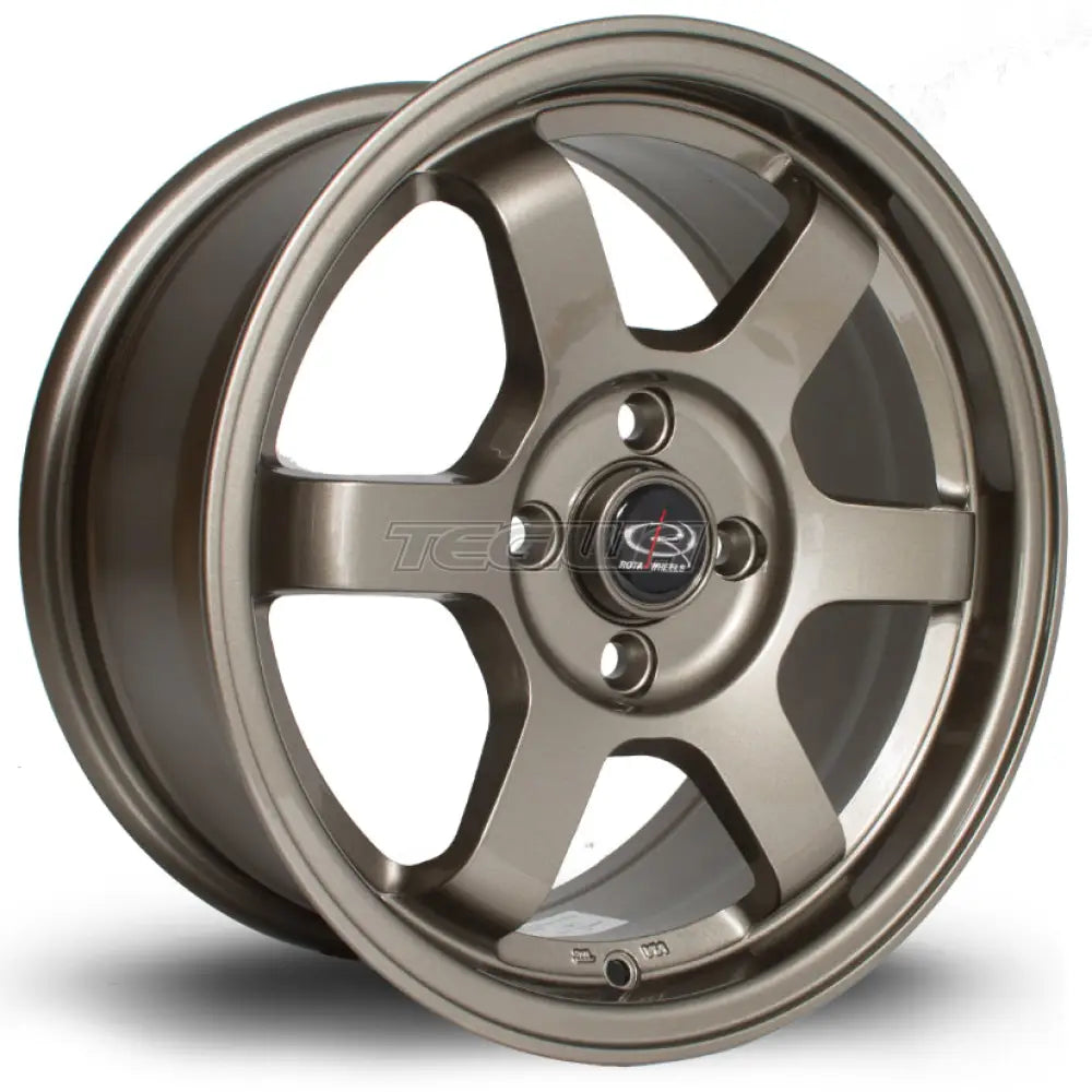 Rota Grid Alloy Wheel 15x7 ET40 4x100 Bronze 67.1mm CB