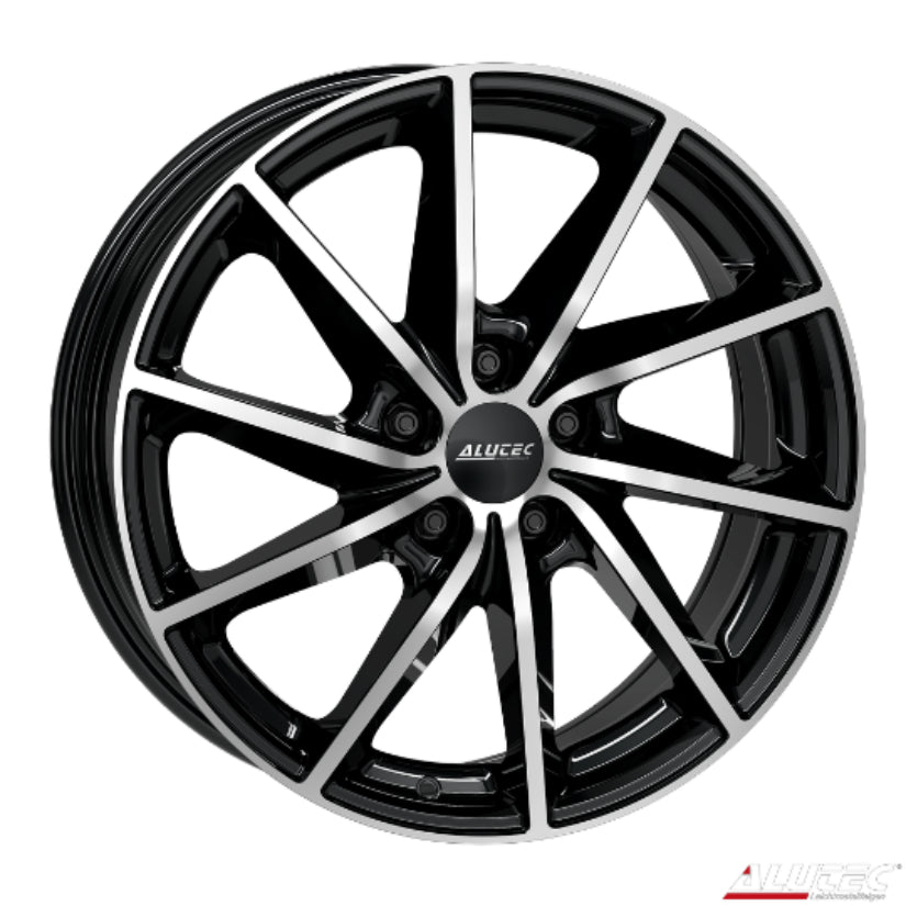 ALUTEC Singa Alloy Wheel 15x6 ET23 4x108 Diamond Black Polished 65.1mm CB