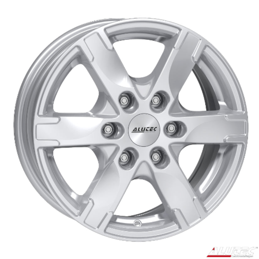 ALUTEC Titan Alloy Wheel 17x7.5 ET55 6x130 Polar Sillver 84.1mm CB