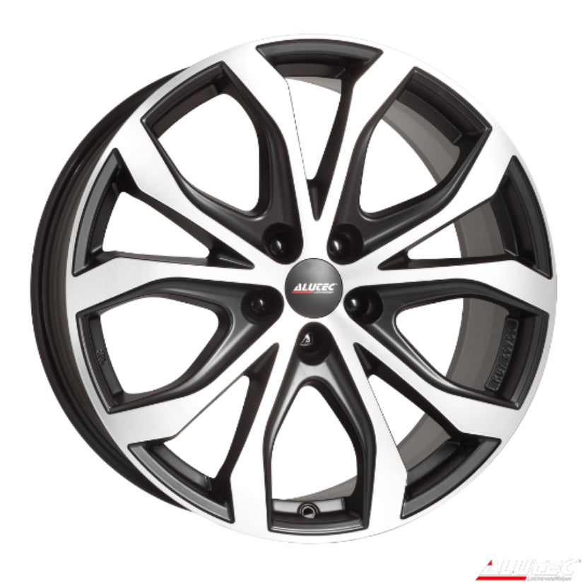 ALUTEC W10X Alloy Wheel 20x9 ET40 5x112 Racing Black Polished 57.1mm CB
