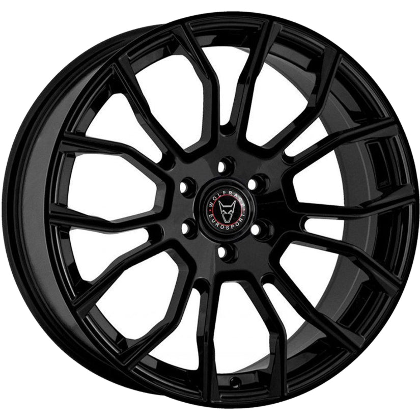 Wolfrace Eurosport Evoke X Alloy Wheel 20x8.5 ET45 6x130 Gloss Black 84.1mm CB