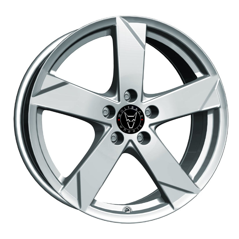 Wolfrace Eurosport TUV Kodiak Alloy Wheel 15x6 ET38 5x100 Polar Sillver 57.1mm CB