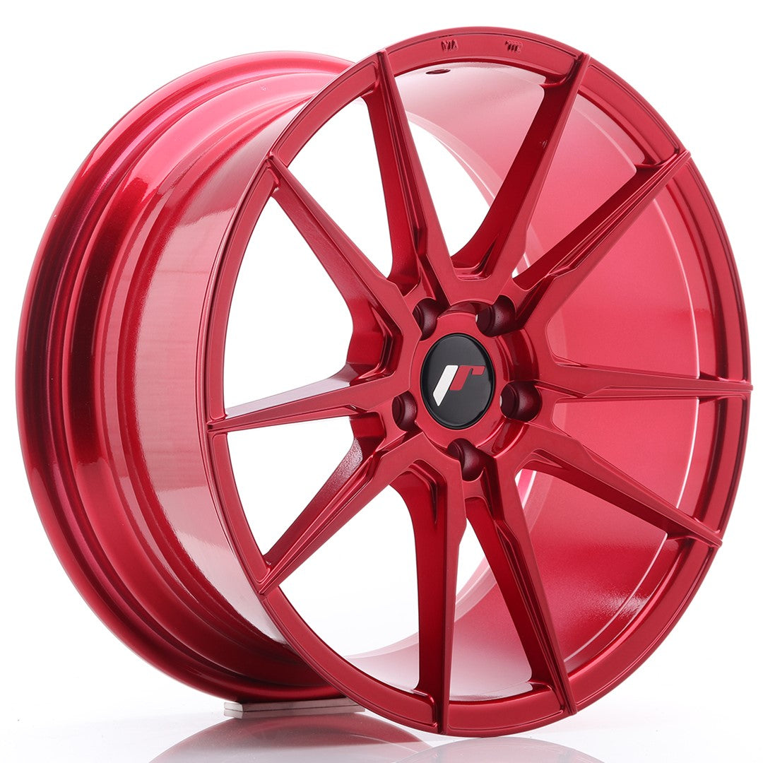 Japan Racing JR21 Alloy Wheel 18x8.5 ET40 5x114.3 Red 74.1mm CB